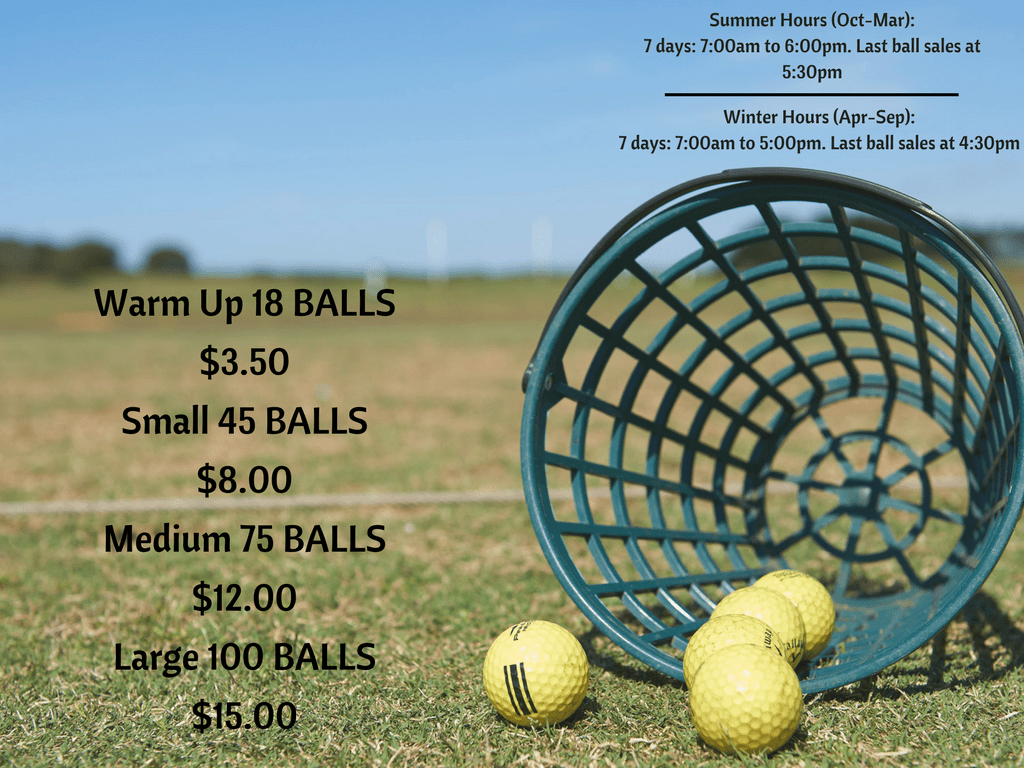 Thuroona driving range, driving range, Thurgoona driving range hours